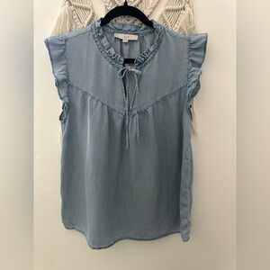 Loft | linen blend top
